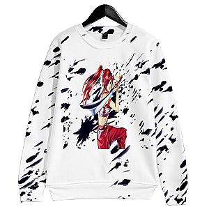 Fairy Tail Sweatshirts - Erza Scarlet  Clear Heart Clothing Embossed Ink  Sweatshirt IPW