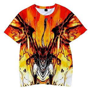 Fairy Tail T-Shirts - Natsu Dragon Empyrean Blend Dragon Slayer Fire  T-shirt IPW