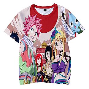 Fairy Tail T-Shirts - Guild Soft Brushed Natsu Lucy Guild  T-shirt IPW