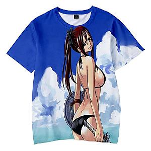 Fairy Tail T-Shirts - Erza Scarlet Titania Fairy Queen Beach Body  T-shirt IPW