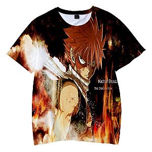 Fairy Tail T-Shirts - Dragon Slayer Son Of Dragon Natsu Dragneel  T-shirt IPW