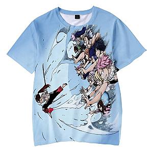 Fairy Tail T-Shirts - Erza Scalert Power Up Clouds Queen Titania  T-shirt IPW