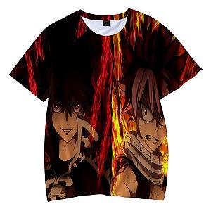 Fairy Tail T-Shirts - Dragneel Brothers Natsu Zeref Fire Up Shirt  T-shirt IPW