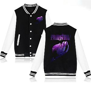 Janpanese Anime Fairy Tail Printed Baseball Jacket