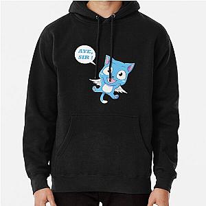 Fairy Tail Hoodies - Blue Cat Pullover Hoodie RB0607