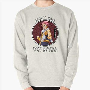 Fairy Tail Sweatshirts - Natsu Dragneel Ii In The Red Circle Pullover Sweatshirt RB0607