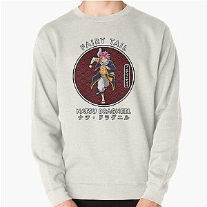 Fairy Tail Sweatshirts - Natsu Dragneel I In The Red Circle Pullover Sweatshirt RB0607