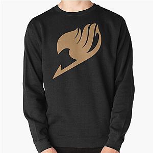 Fairy Tail Sweatshirts - Fairy Tail Logo (Brown) Pullover Sweatshirt RB0607