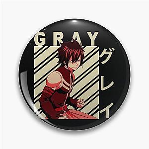 Fairy Tail Pins - Gray Fullbuster Vintage Art Pin RB0607