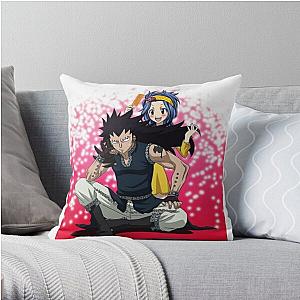 Fairy Tail Pillows - Gajeel And Levy Throw Pillow RB0607