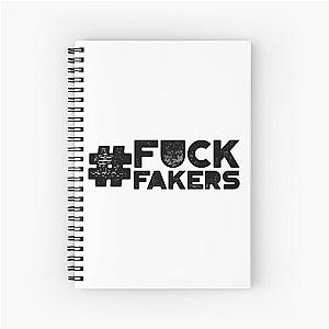 Fuck Fakers Spiral Notebook