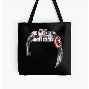 Vintage The Falcon Winter Soldier Christmas All Over Print Tote Bag