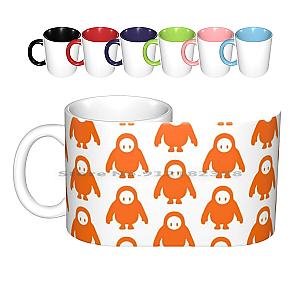 Fall Guys Orange Ceramic Coffee  Mugs