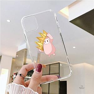 Funny Cute Pink Jellybeans Large Crown Fall Guys Game Phone Case For iPhone