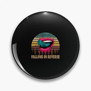 vintage retro falling in reverse songs lipstick gift for fans and lovers Pin