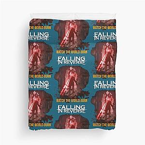 falling in reverse watch the world burn Duvet Cover