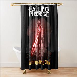 falling in reverse watch the world burn Shower Curtain