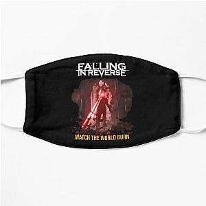 falling in reverse watch the world burn Flat Mask