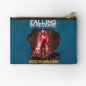 falling in reverse watch the world burn Zipper Pouch