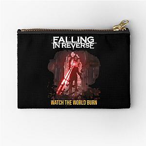 falling in reverse watch the world burn Zipper Pouch