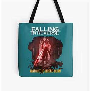 falling in reverse watch the world burn All Over Print Tote Bag