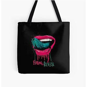 pink lipstick falling in reverse the rest gift for fans and lovers - Falling In Reverse All Over Print Tote Bag