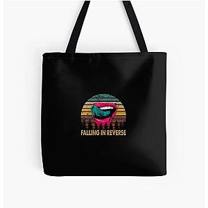 vintage retro falling in reverse songs lipstick gift for fans and lovers All Over Print Tote Bag