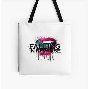 best black falling in reverse logo All Over Print Tote Bag