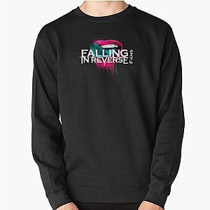 best white falling in reverse logo Pullover Sweatshirt