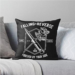 Falling In Reverse Throw Pillow