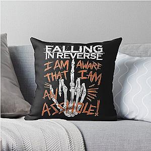 Falling In Reverse Throw Pillow