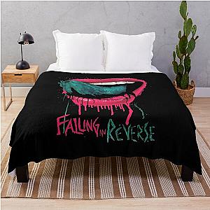 best falling in reverse logo Throw Blanket