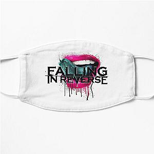 best black falling in reverse logo Flat Mask