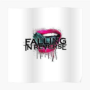 best black falling in reverse logo Poster