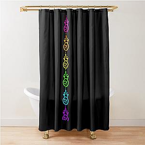 Rainbow fob Shower Curtain