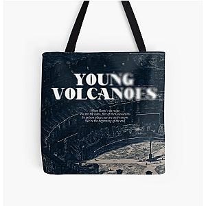 Lyric Poster Young Volcanoes Fall Out Boy All Over Print Tote Bag