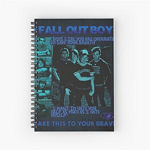 Fall out boy take this to your grave  Spiral Notebook