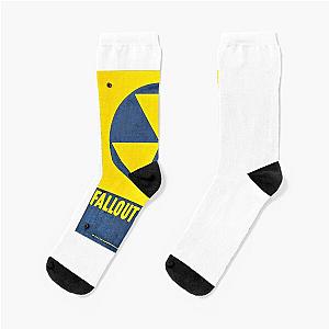 Fallout Shelter Sign Socks