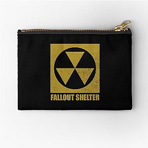 Fallout Shelter Sign Zipper Pouch