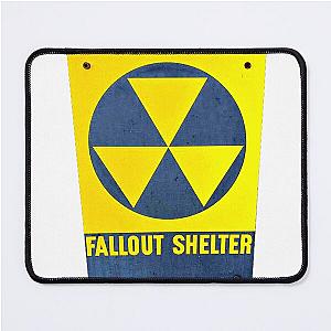 Fall Out Shelter Sign Yellow Fallout Shelter Mouse Pad
