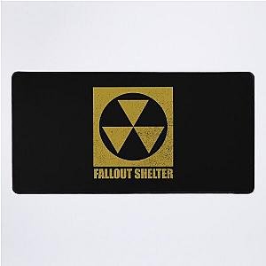 Fallout Shelter Sign Desk Mat