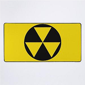 Fallout Shelter Metal Sign Desk Mat