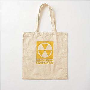 Biden Fallout Shelter Right Wing Cotton Tote Bag