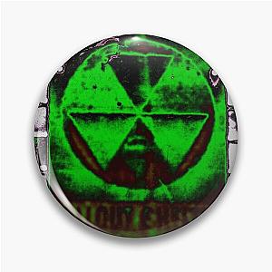 Radioactive fallout shelter and atomic glow Pin