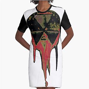Radioactive Atomic Snow Cone fallout shelter Melting Graphic T-Shirt Dress