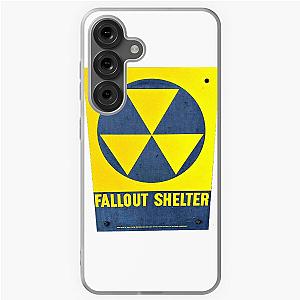 Fall Out Shelter Sign Yellow Fallout Shelter Signage for Samsung Galaxy Soft Case