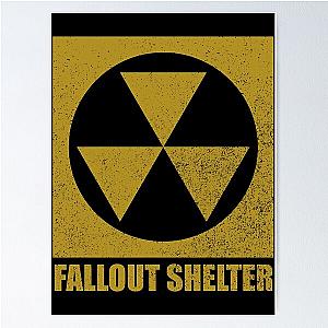 Fallout Shelter Sign Poster