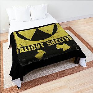 Fallout Shelter Dirty Sign Comforter