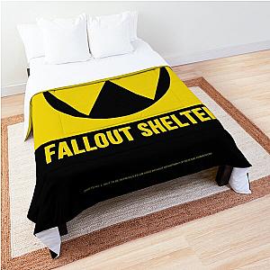 Fallout Shelter Reproduced Metal Sign Comforter