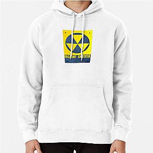 Fallout Shelter Sign Pullover Hoodie